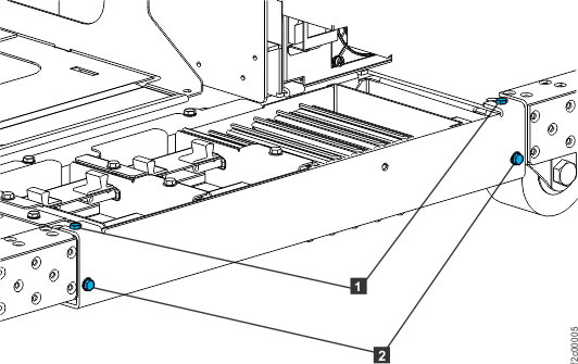 Tailgate frame bracket view