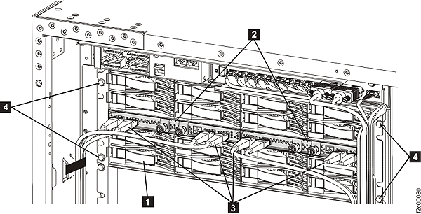 Removing the storage enclosure backplane