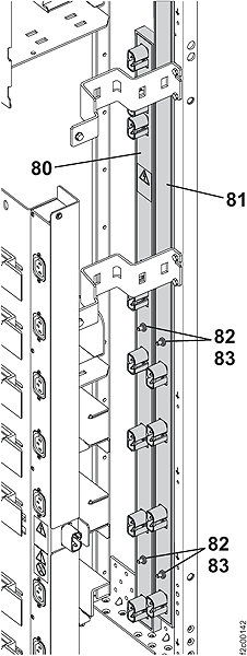 Bus bar, 208VDC, primary, A1