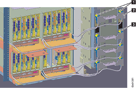 I/O with power cables