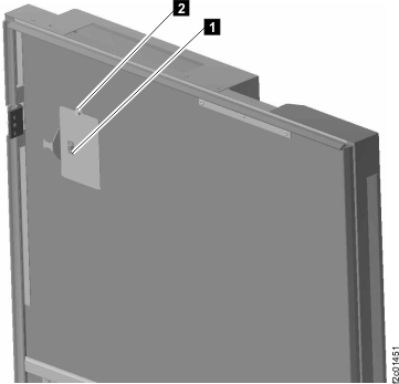 Rack operator panel LED assembly