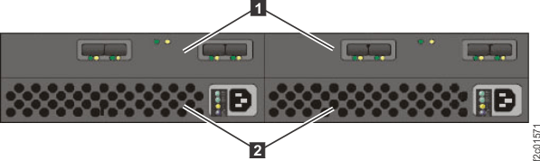 Storage enclosure parts, rear