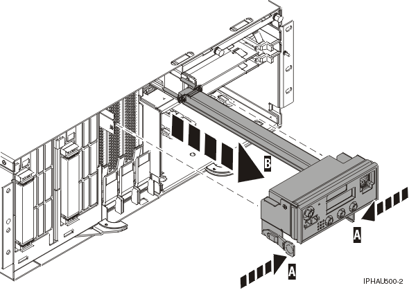 Remove the CEC enclosure control panel