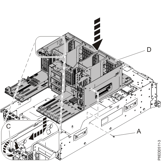 Installing the system backplane