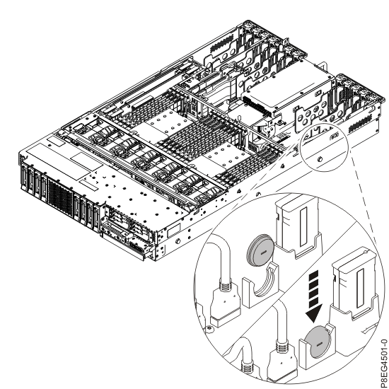 Inserting the time-of-day battery