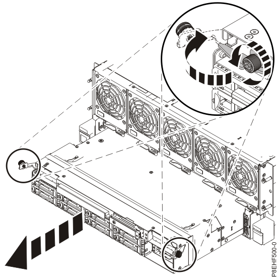 Removing the RAID assembly from the system