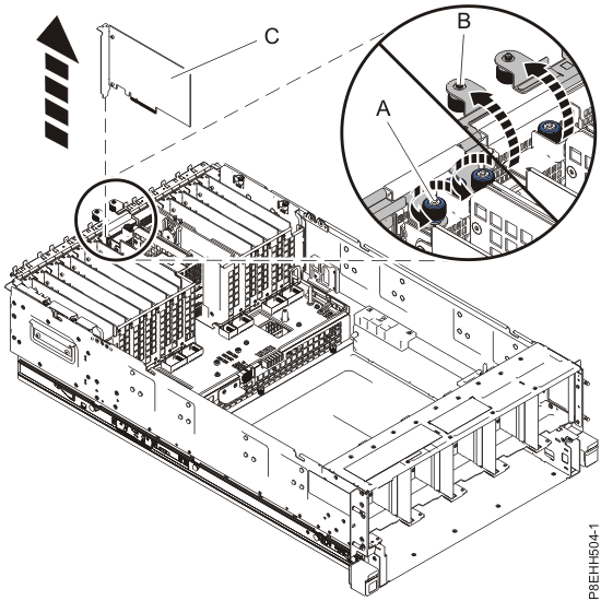Removing a PCIe adapter