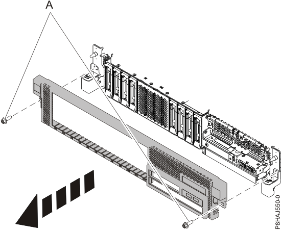 Removing the front cover
